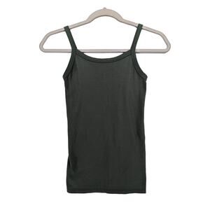 No Boundaries Camisole XS Gray Juniors Scoop Sleeveless Academia Staple‎ Preppy